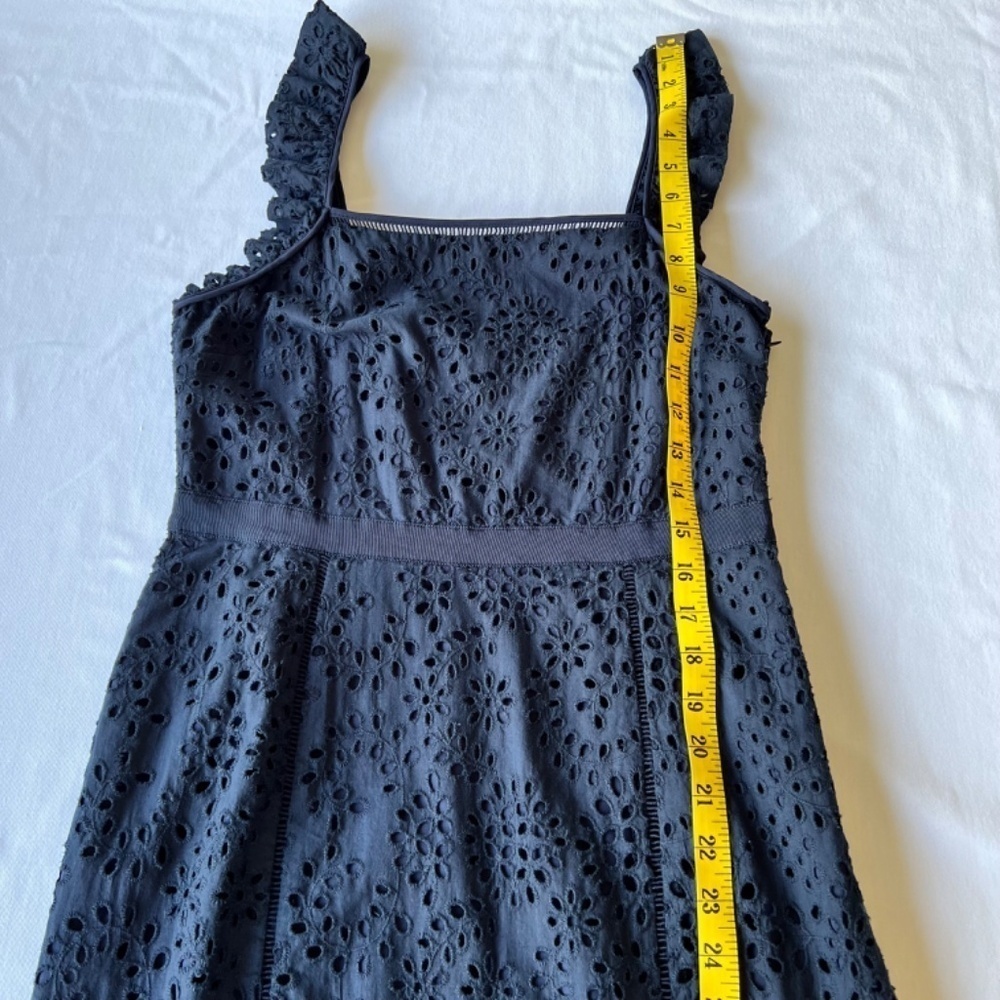 *FIRM PRICE* Banana Republic eyelet pinafore tiered ruffle dress - Picture 6 of 11
